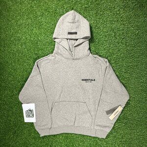 Fear Of God Essentials Hoodie SS22 Dark Oatmeal Size Large